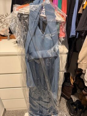 bobbin net plunging flange skirt bridesmaid dress Trendy Lace Top Tulle Skirt Pink Two Piece Bridesmaid Dress,20081821 main image 0